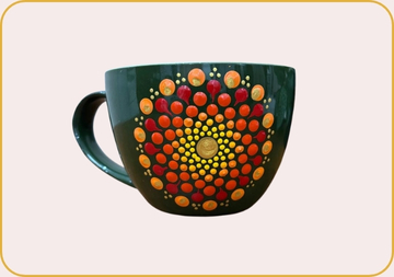 Hand painted coffee Cups